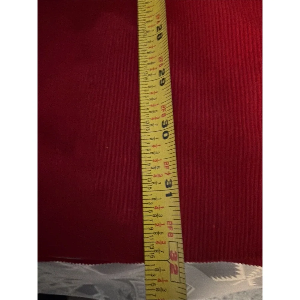 VTG 50-60s Baskin Chicago Mens Large , Red Corduroy Smoking Jacket Lounging Robe